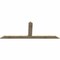 Ekena Millwork Portland Rough Sawn Timber Gable Bracket, Douglas Fir, 96"W x 36"H x 2"D x 6"F, 9/12 Pitch GBW096X36X0206POR00RDF - alternate 4